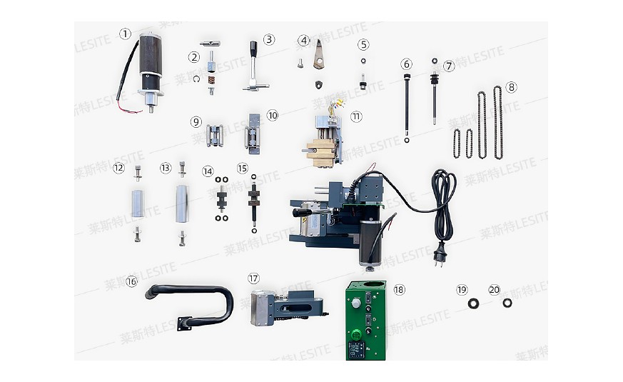 Лист запасных частей аппарат LST 900/900D